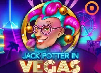 Jack Potter in Vegas slot machine preview featuring a joker character