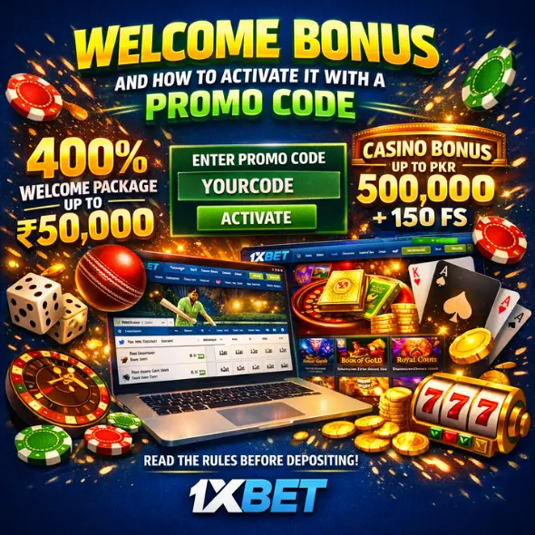 1xBet Bonuses and Promotions for Pakistani Players