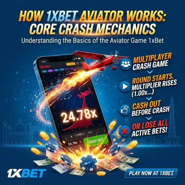 How 1xBet Aviator Works: Core Crash Mechanics