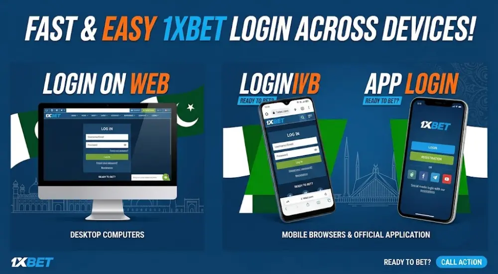 1xBet Login on Different Devices